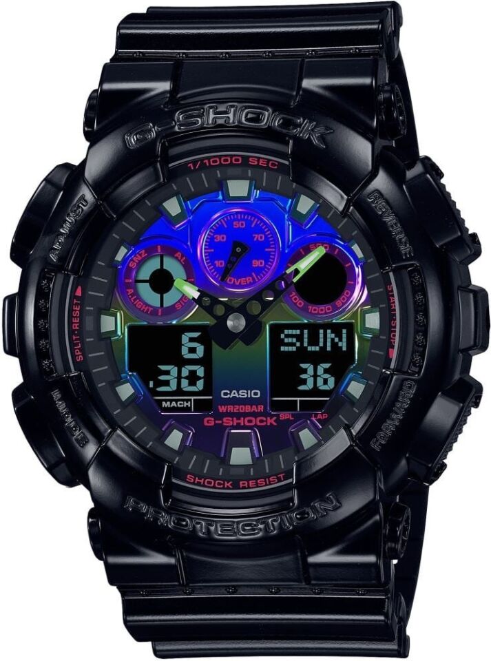 CASIO GA-100RGB-1ADR Kol Saati