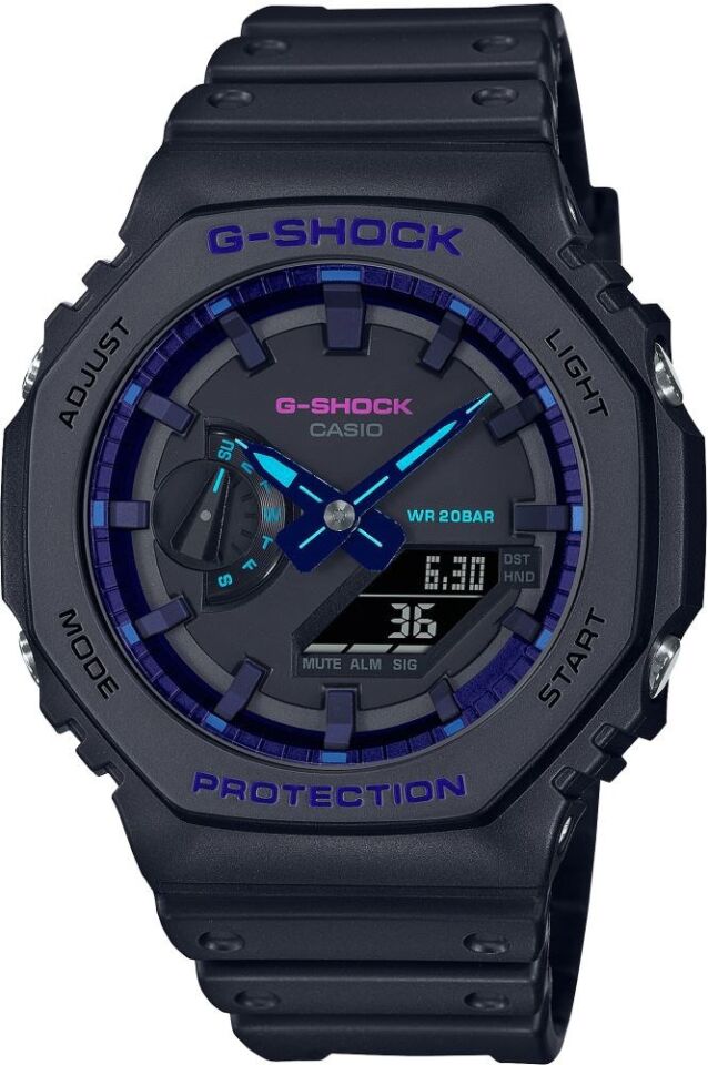 CASIO GA-2100VB-1ADR Dijital/Analog Erkek Kol Saati