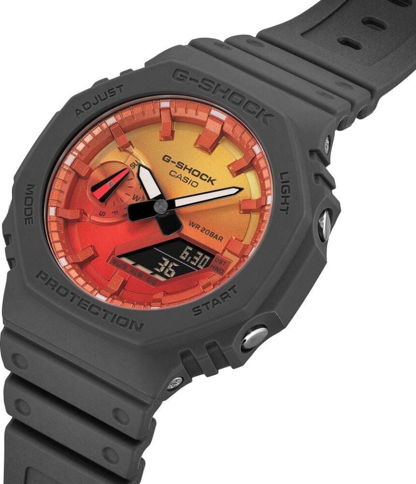 CASIO GA-2100FL-8ADR Dijital/Analog Erkek Kol Saati