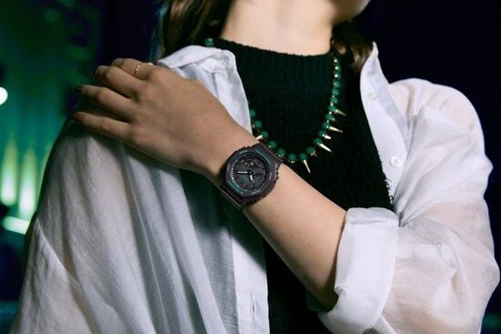 CASIO GMA-S2100GA-1ADR Analog & Dijital KADIN / KIZ KOL SAATİ