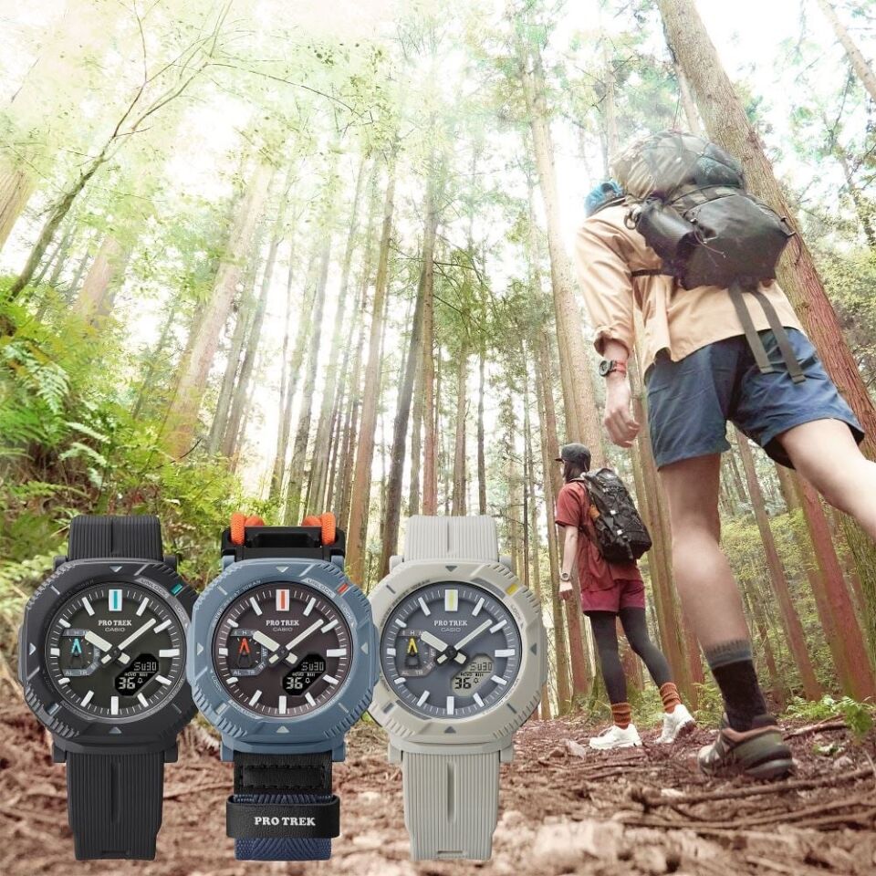 CASIO PRJ-B001-1DR Dijital/Analog Erkek Kol Saati