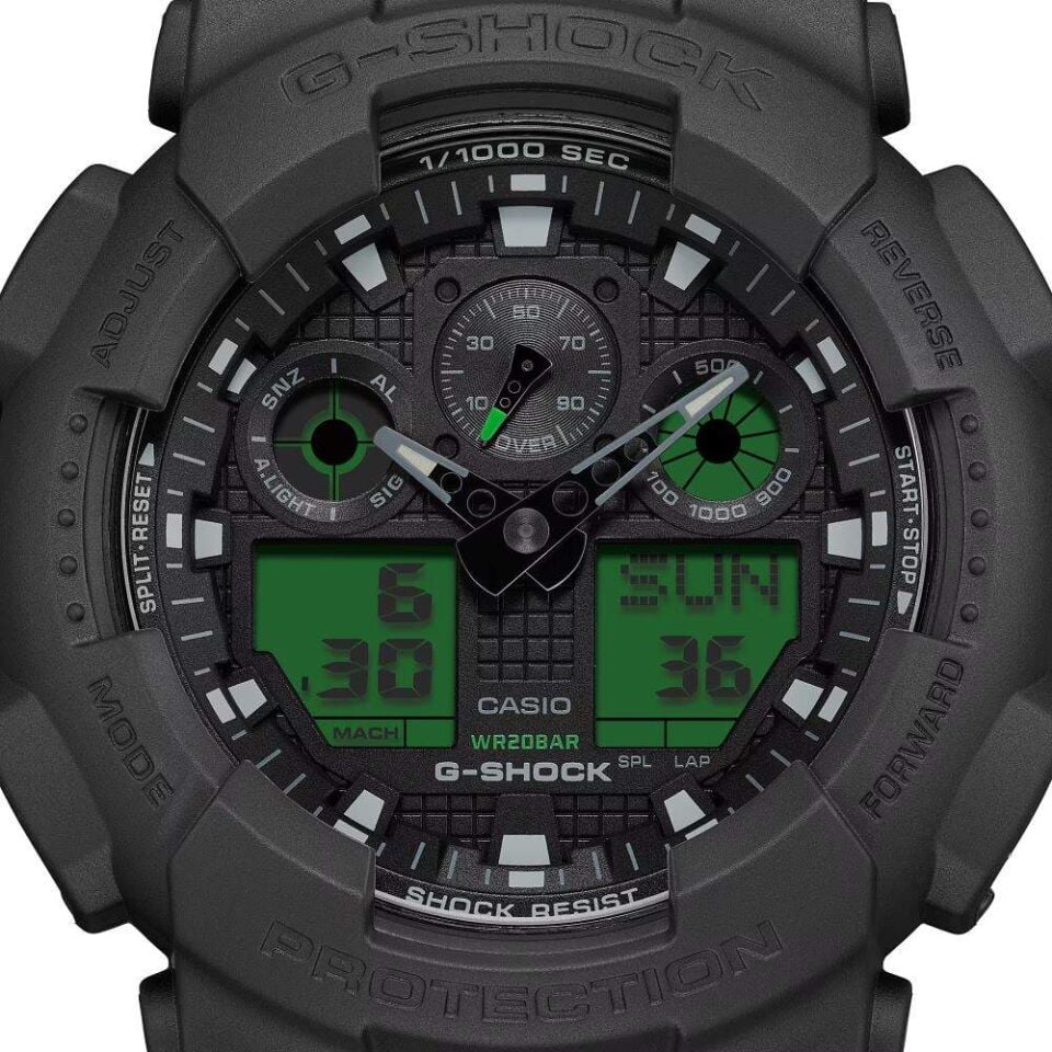 CASIO GA-100BEG-1ADR Dijital/Analog Erkek Kol Saati