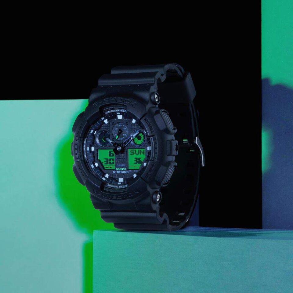CASIO GA-100BEG-1ADR Dijital/Analog Erkek Kol Saati