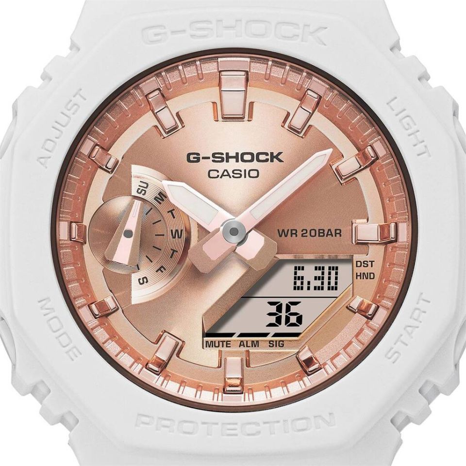 CASIO GMA-S2100MD-7ADR Analog & Dijital KADIN / KIZ KOL SAATİ