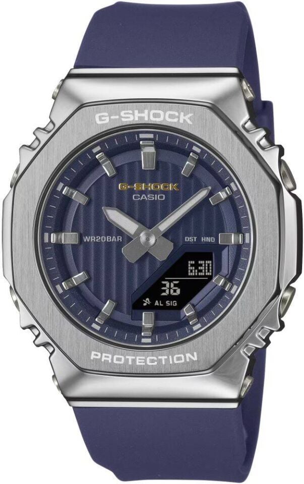 CASIO GM-S2110SH-2ADR Analog & Dijital KADIN / KIZ KOL SAATİ