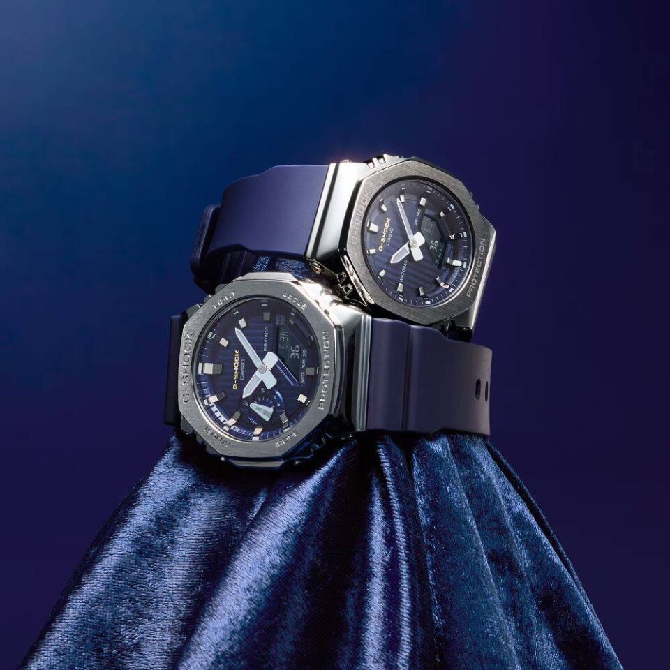 CASIO GM-S2110SH-2ADR Analog & Dijital KADIN / KIZ KOL SAATİ