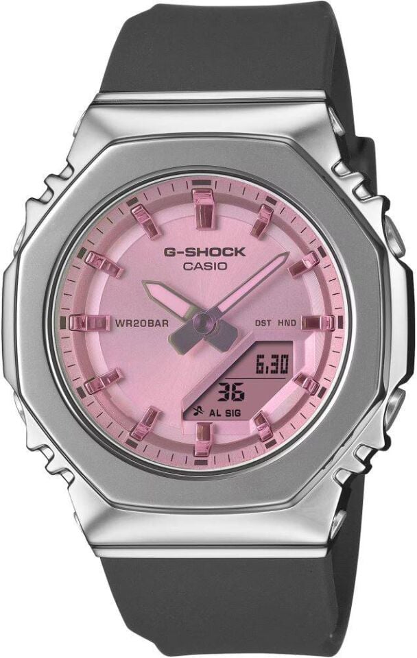 CASIO GM-S2110SR-1ADR Dijital/Analog Kadın Kol Saati