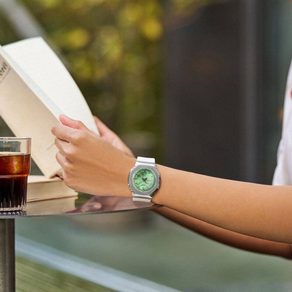 CASIO GM-S2110SR-7ADR Dijital/Analog Kadın Kol Saati