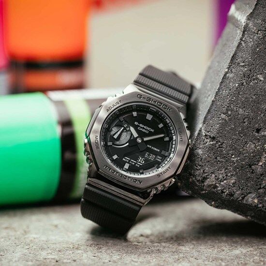 CASIO GM-2100BB-1ADR Analog & Dijital ERKEK KOL SAATİ
