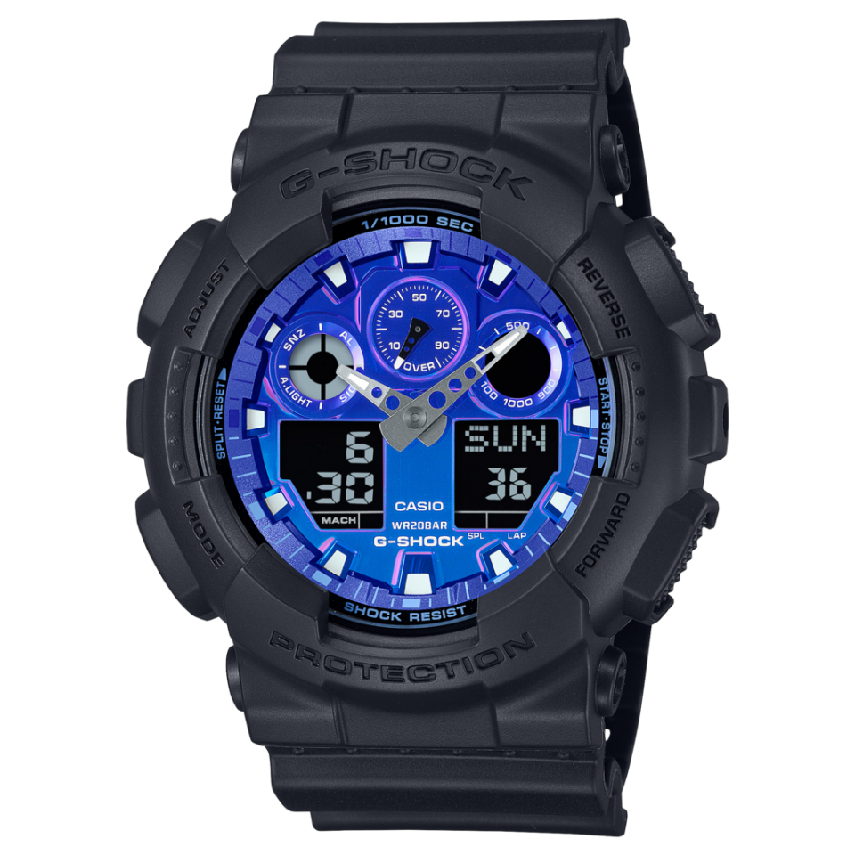 CASIO GA-100FL-1ADR Analog & Dijital ERKEK KOL SAATİ