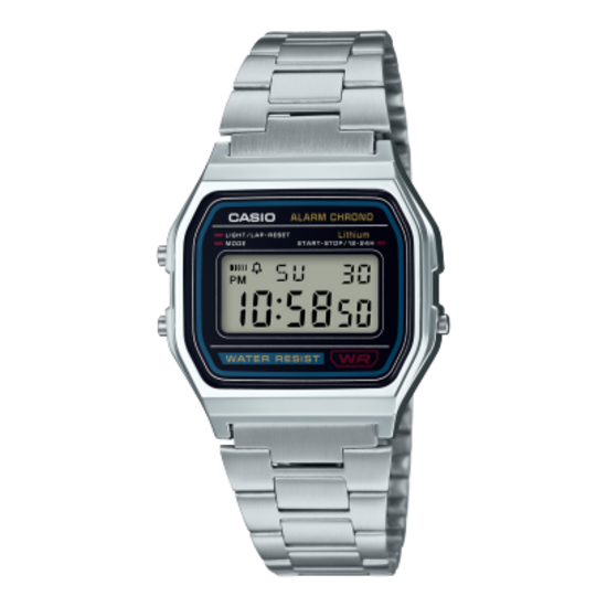 CASIO A158WA-1DF Pilli (Quartz) Unisex Kol Saati