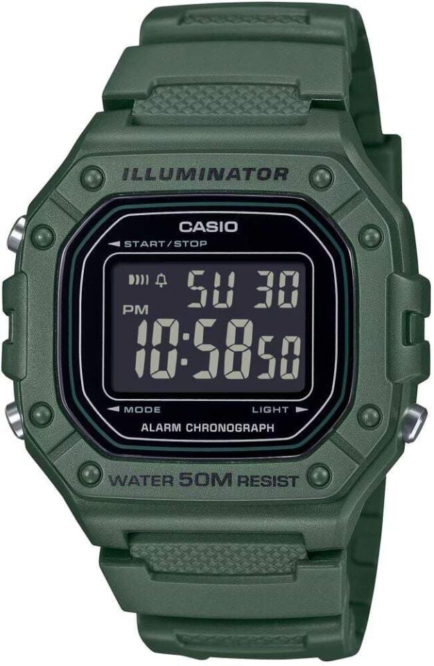 CASIO W-218H-3BVDF Quartz ERKEK KOL SAATİ