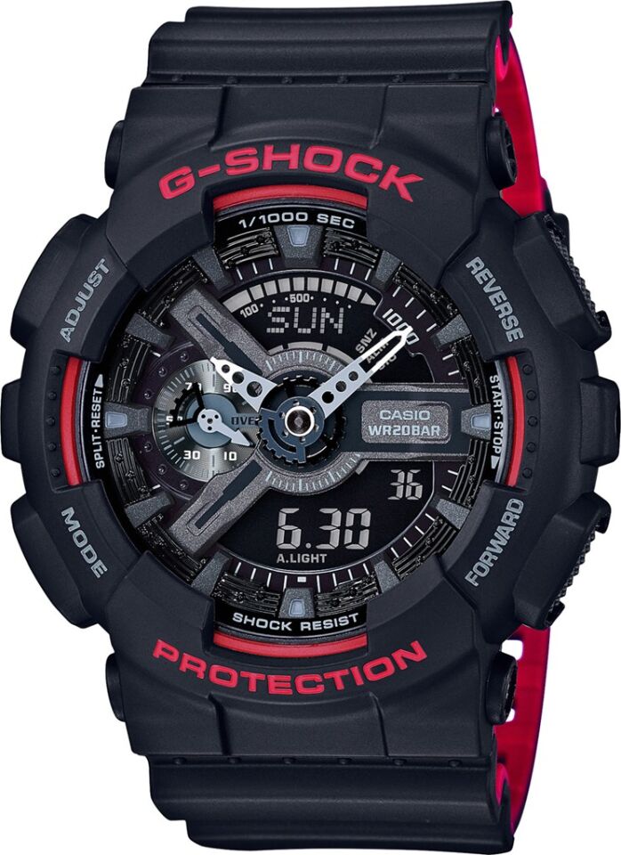 CASIO GA-110HR-1ADR Dijital/Analog Erkek Kol Saati