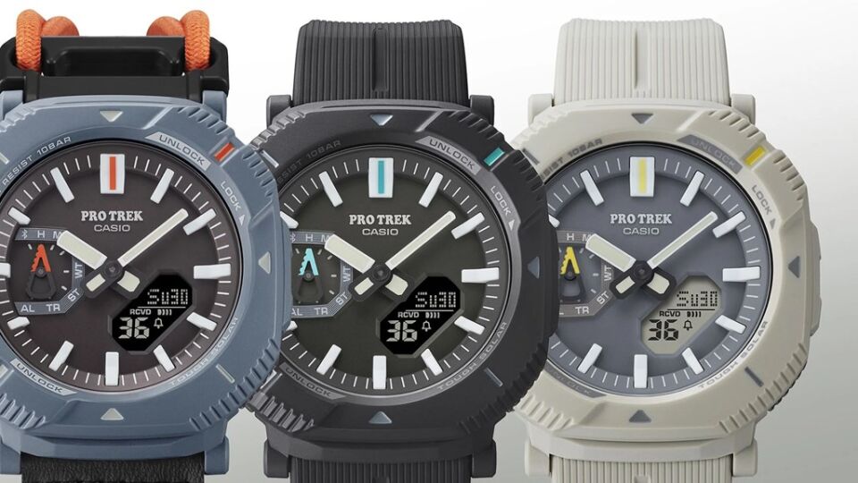CASIO PRJ-B001B-2DR Dijital/Analog Erkek Kol Saati