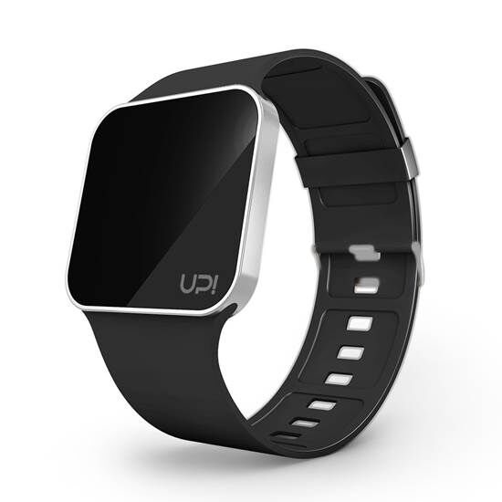 UpwatchUPGRADE MATTE SILVER AND WHITE STRAPErkek Pilli Kol Saati