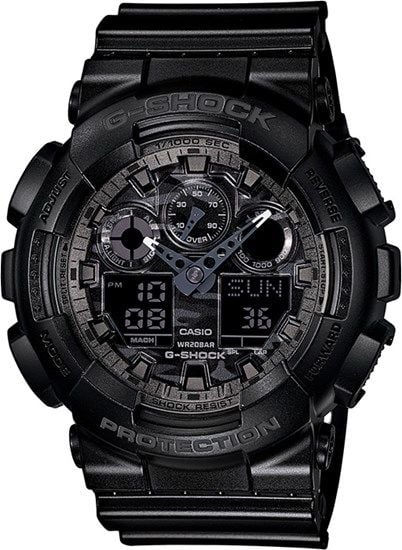 CASIO GA-100CF-1ADR Analog & Dijital ERKEK KOL SAATİ