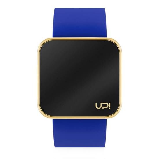 UpwatchTOUCH SHINY GOLD AND BLUE STRAPKadın Digital Kol Saati