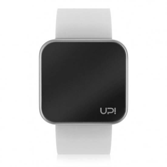 UpwatchTOUCH MATTE SILVER AND WHITE STRAPUnisex Pilli Kol Saati
