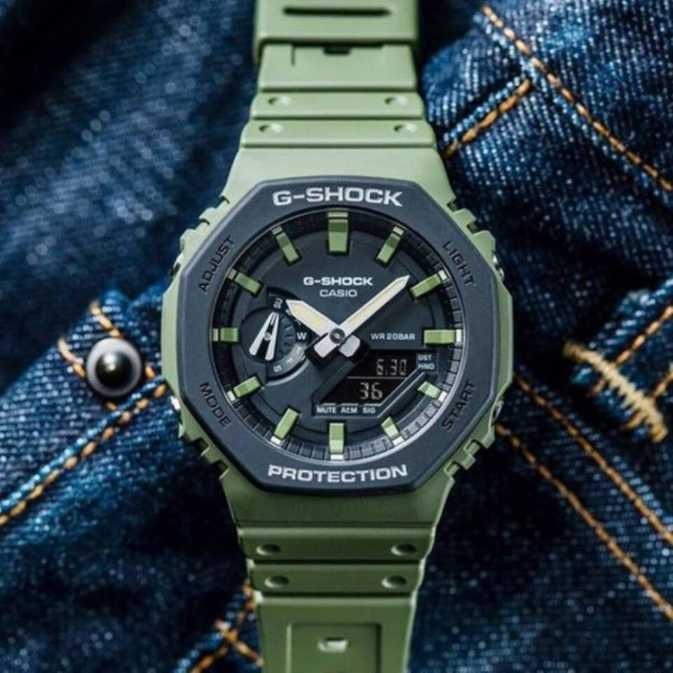 CASIO GA-2110SU-3ADR Pilli (Quartz) Erkek Kol Saati
