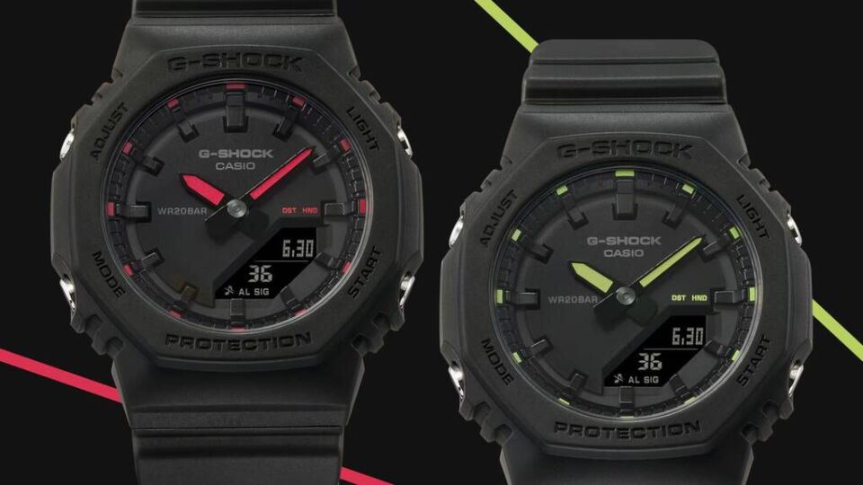 CASIO GMA-P2100SA-1A2DR Analog & Dijital KADIN / KIZ KOL SAATİ