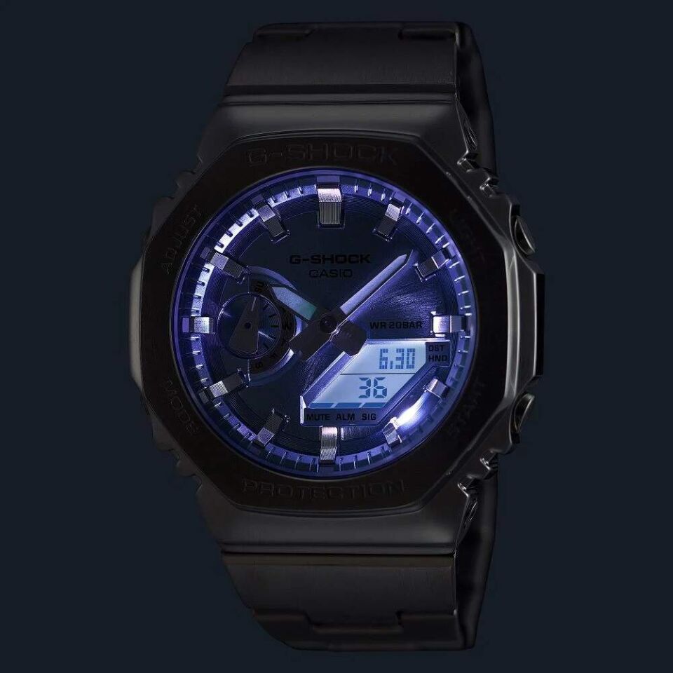 CASIO GM-2110D-2BDR Analog & Dijital ERKEK KOL SAATİ