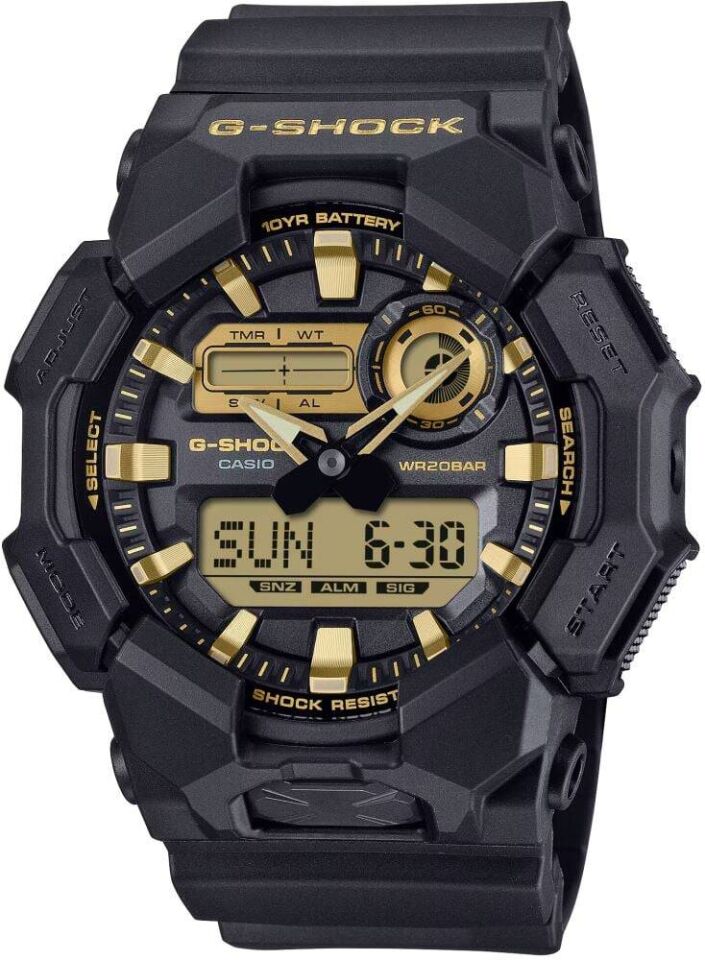 CASIO GA-010GB-1A9DR Analog & Dijital ERKEK KOL SAATİ