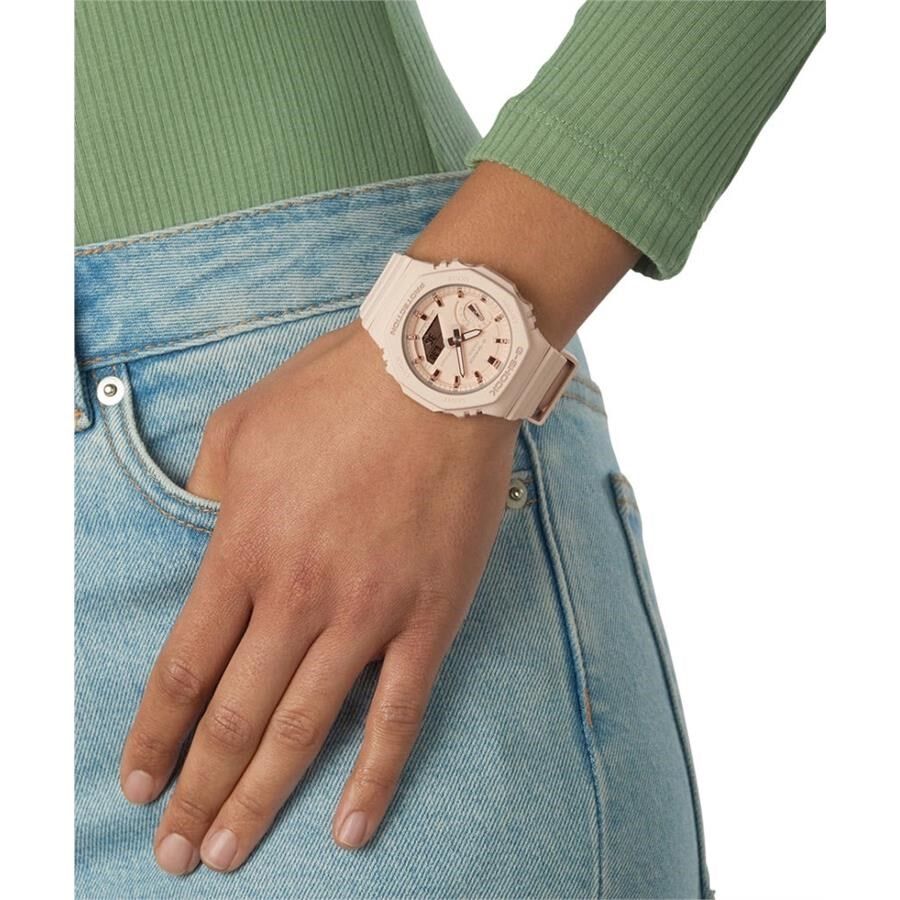 CASIO GMA-S2100-4ADR Analog & Dijital KADIN / KIZ KOL SAATİ
