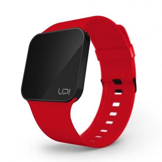 UpwatchUPGRADE MATTE BLACK AND RED STRAPKadın Digital Kol Saati