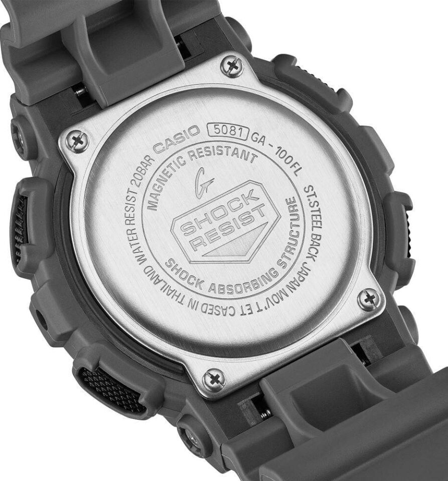 CASIO GA-100FL-8ADR Dijital/Analog Erkek Kol Saati