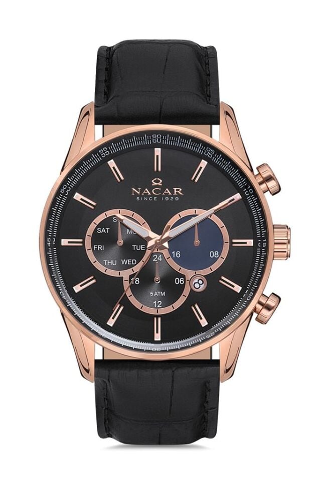 NacarNC33-296905-RBL1Erkek Quartz Kol Saati